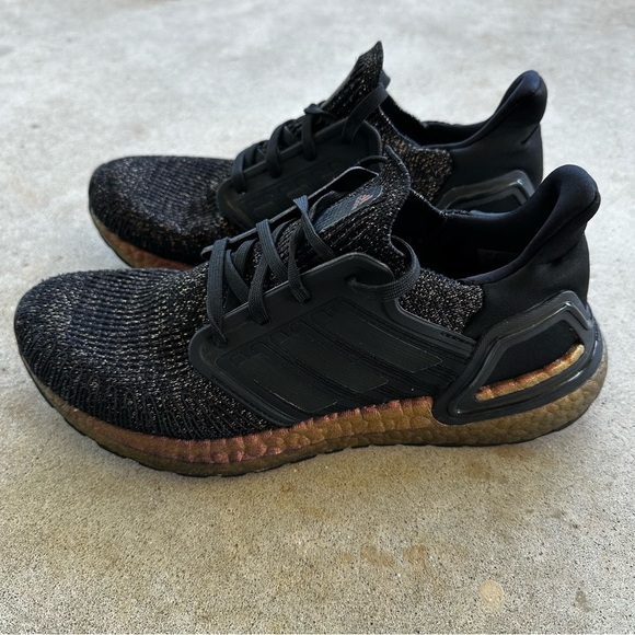 Adidas Ultraboost 20 Black/Signal Pink Running Shoes FV8340 Women’s Size 8 - Picture 3 of 10